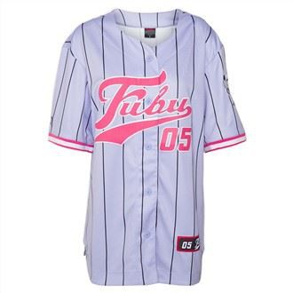 Jersey Bisbol Garis Wanita